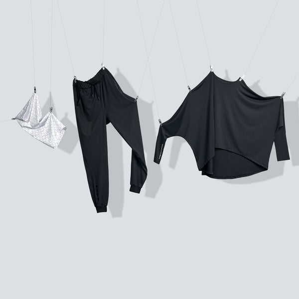 Set: Batwing Top & Jogger + Complimentary Tubular Scarf