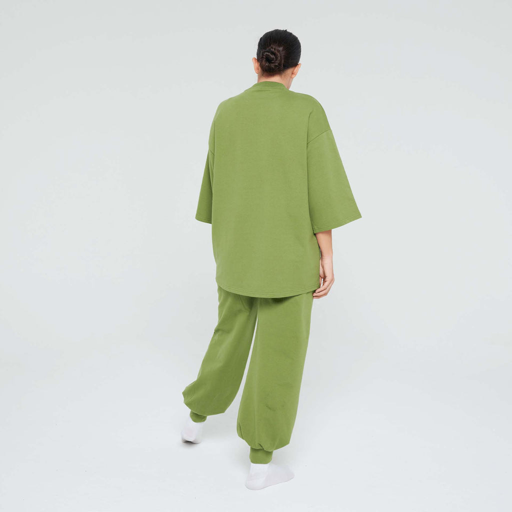 Set: Cosy T-Shirt  & Volume Pants