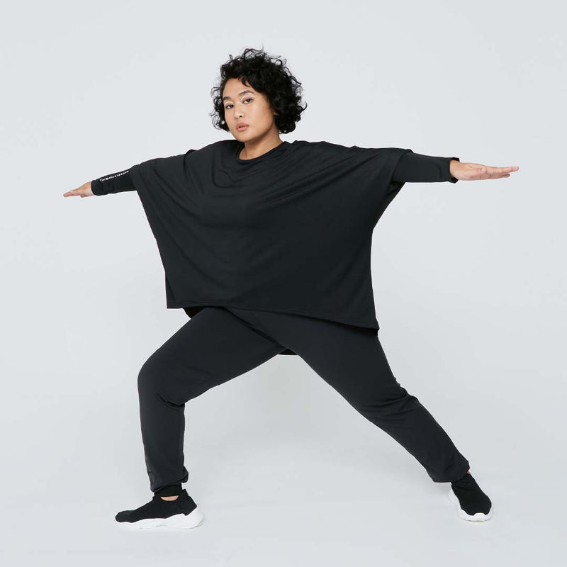 Set: Batwing Top & Jogger + Complimentary Tubular Scarf